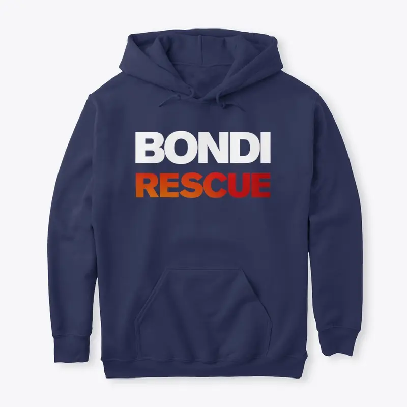 Classic Bondi Rescue - Navy Hoodie 